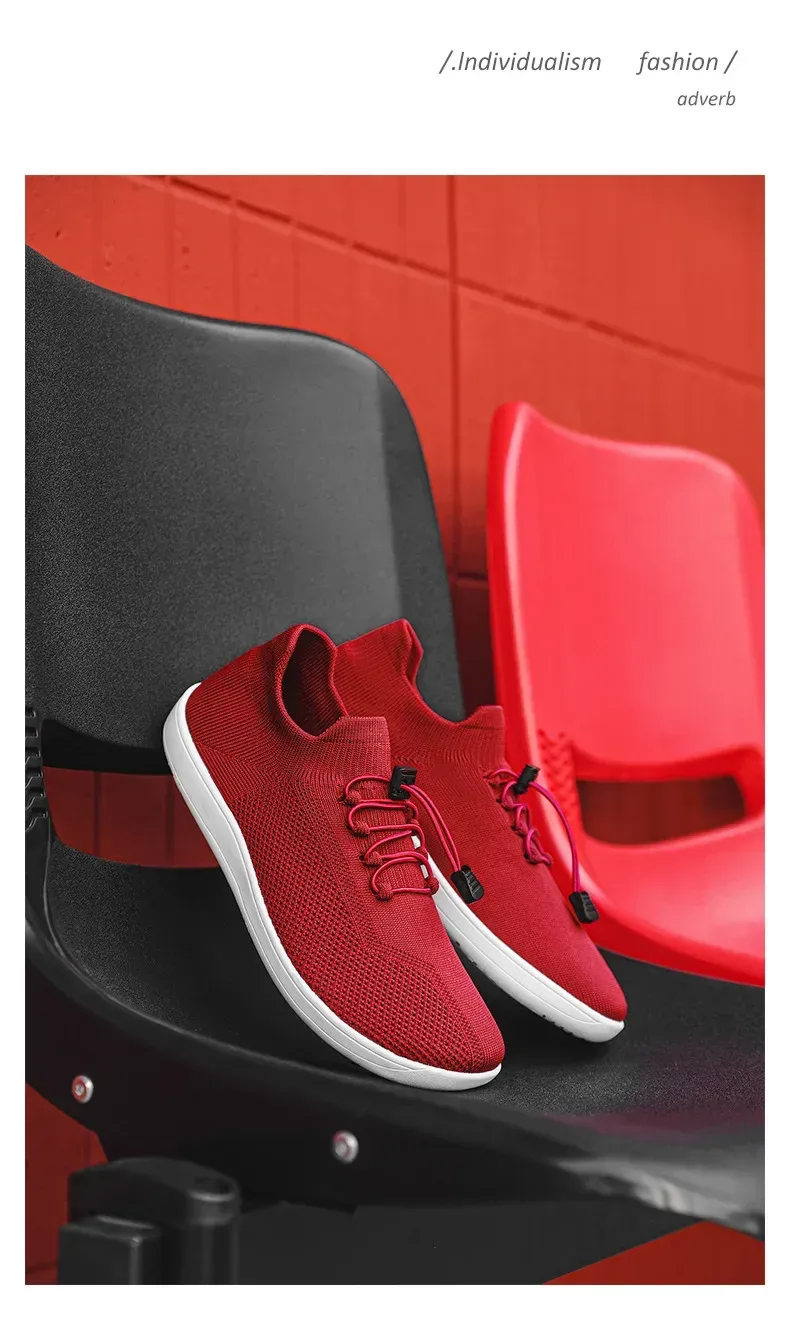 wine red barefoot training shoe showing the thin white sole