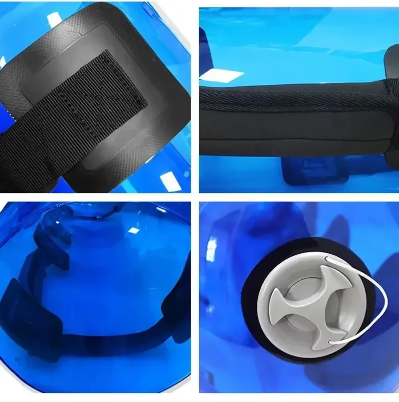 grip handles and valve of the water power bag