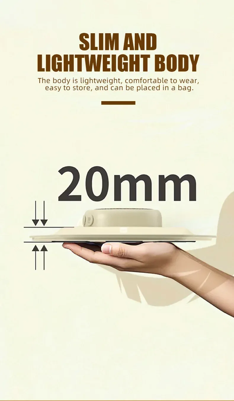 slim 20 mm control unit of the heated waist massage belt