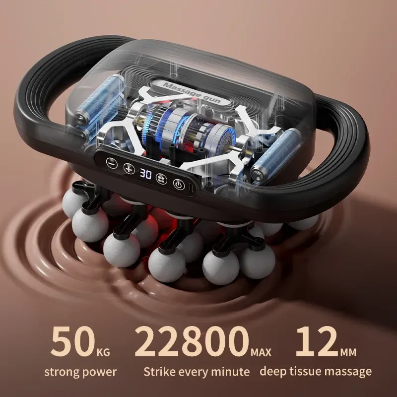 inside view of the percussion massager motor